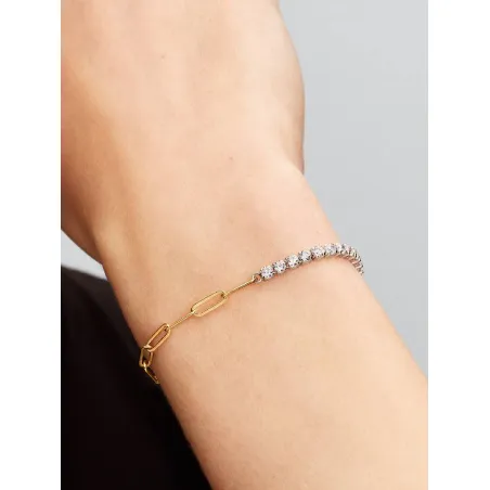 Bracciale Tennis e Maglia Link cm.20 Donna Pandora
