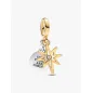 Charm Pendente Stella Polare con Diamante da 0,009ct Pandora Charm Pendente Stella Polare con Diamante da 0,009ct Pandora