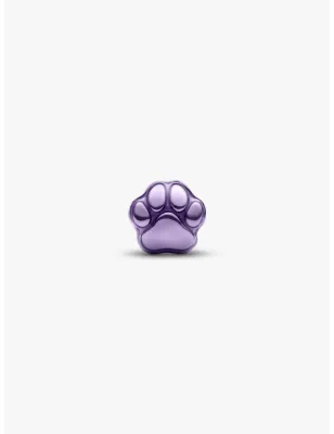 Mini Charm Zampa Effetto Metallico Viola Donna Pandora