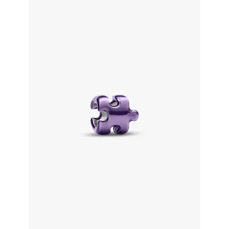 Mini Charm Puzzle Effetto Metallico Viola Donna Pandora Mini Charm Puzzle Effetto Metallico Viola Donna Pandora