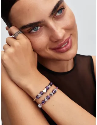Mini Charm Puzzle Effetto Metallico Viola Donna Pandora - category_name - XDMG De Marchi Gianotti