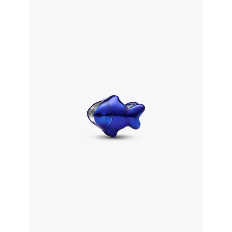 Mini Charm Pesce Effetto Metallico Blu Donna Pandora Mini Charm Pesce Effetto Metallico Blu Donna Pandora