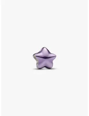 Mini Charm Stella Effetto Metallico Viola Donna Pandora