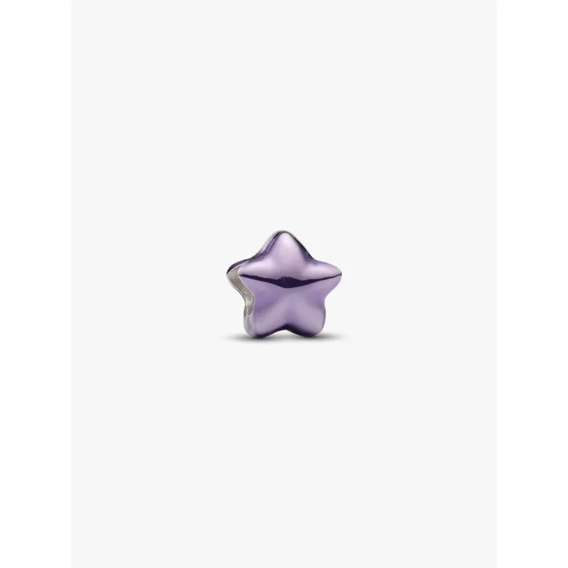 Mini Charm Stella Effetto Metallico Viola Donna Pandora Mini Charm Stella Effetto Metallico Viola Donna Pandora