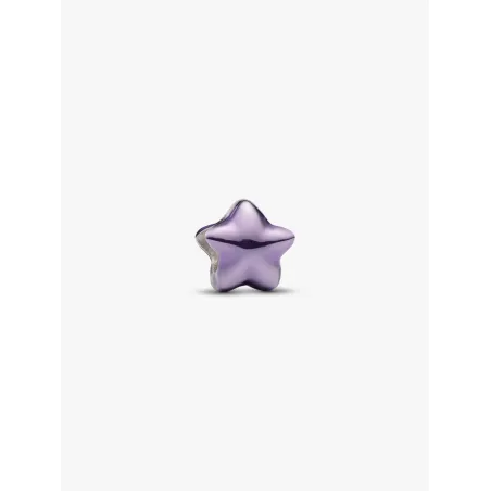 Mini Charm Stella Effetto Metallico Viola Donna Pandora