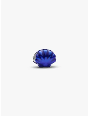Mini Charm Conchiglia Effetto Metallico Blu Donna Pandora