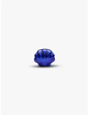 Mini Charm Conchiglia Effetto Metallico Blu Donna Pandora