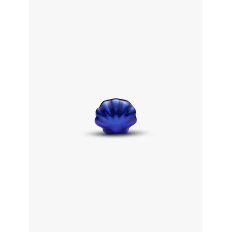 Mini Charm Conchiglia Effetto Metallico Blu Donna Pandora