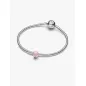 Mini Charm Vetro di Murano Rosa Donna Pandora