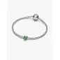Mini Charm Gufo Effetto Metallico Verde Donna Pandora
