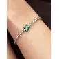 Mini Charm Gufo Effetto Metallico Verde Donna Pandora