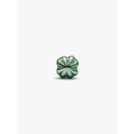 Mini Charm Quadrifoglio Effetto Metallico Verde Donna Pandora