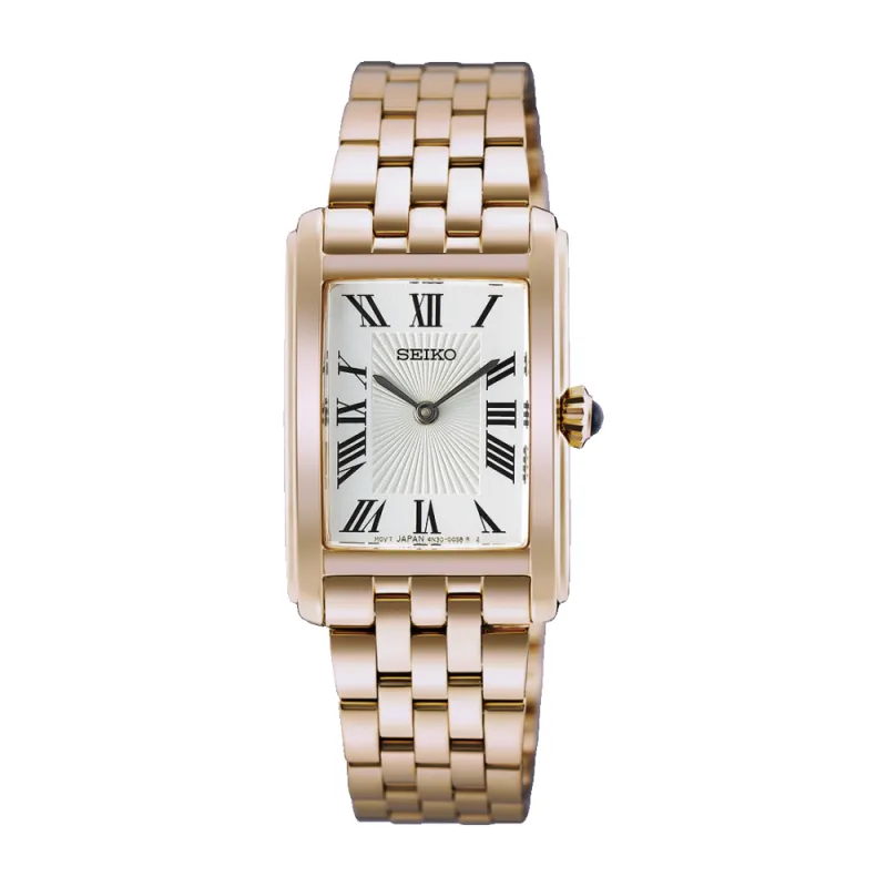 Orologio Classic Rettangolare Cabochon Blu HGG002P1 Donna Seiko Orologio Classic Rettangolare Cabochon Blu HGG002P1 Donna Seiko