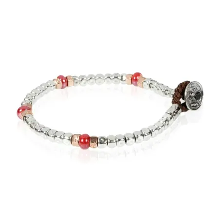 Bracciale Silver Ceramic Murrina Rossa BRN02 Gerba Jewels