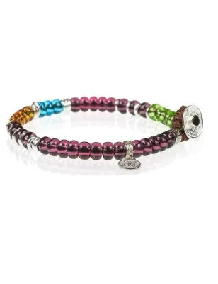 Bracciale Murano Rondelle Multicolor 11 Gerba Jewels