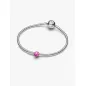 Mini Charm Smile Effetto Metallico Rosa Pandora Mini Charm Smile Effetto Metallico Rosa Pandora