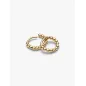 Orecchini Dorati Cerchi Piccoli Sfere con Punto Luce Donna Pandora Orecchini Dorati Cerchi Piccoli Sfere con Punto Luce Donna Pandora