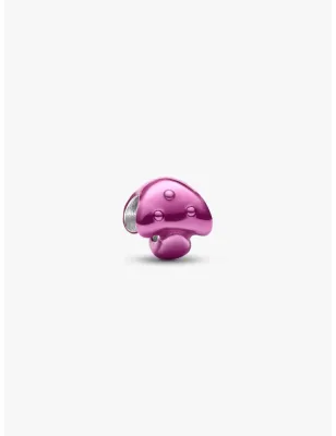 Mini Charm Fungo Effetto Metallico Rosa Pandora