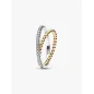 Anello Fascia Intrecciata Sfere e Pavé mis.52 Donna Pandora Anello Fascia Intrecciata Sfere e Pavé mis.52 Donna Pandora