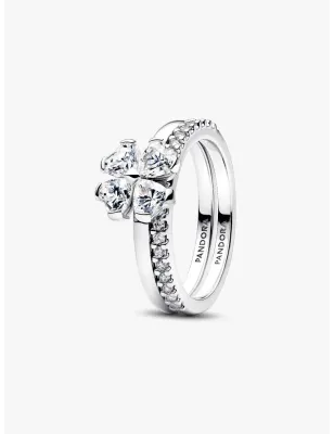 Anello Quadrifoglio Luminoso Divisibile mis.58 Donna Pandora