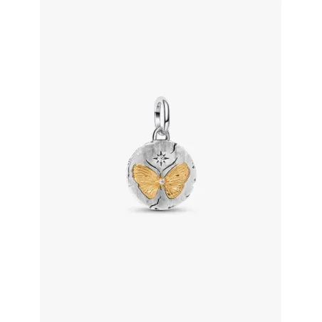 Charm Medallion Farfalla "Somniare Aude" Donna Pandora
