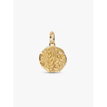 Charm Dorato Medallion Spiga di Grano Donna Pandora