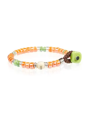 Bracciale Lab Ceramic Arancio Verde 23 Gerba Jewels