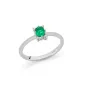 Anello Smeraldo Ovale e Diamanti LID4215 Donna Miluna Anello Smeraldo Ovale e Diamanti LID4215 Donna Miluna
