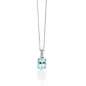 Collana Acquamarina Ovale e Diamanti CLD4732 Donna Miluna Collana Acquamarina Ovale e Diamanti CLD4732 Donna Miluna