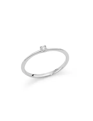 Anello Solitario Diamante Brillante LID4076-005 Donna Miluna