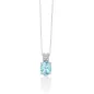Collana Acquamarina Ovale Doppio Diamante CLD4869 Donna Miluna Collana Acquamarina Ovale Doppio Diamante CLD4869 Donna Miluna