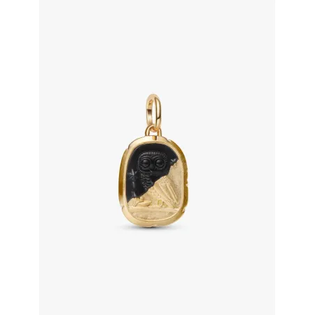 Charm Medallion Gufo "Lux Et Sapientia" Donna Pandora