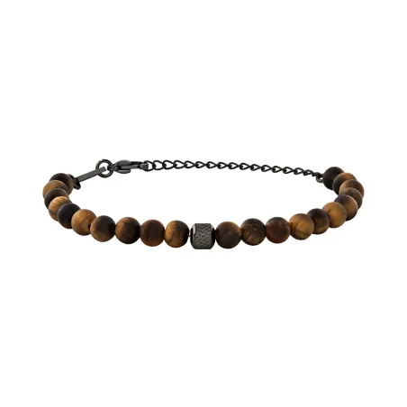 Bracciale Wild con Pietre Occhio di Tigre Uomo Breil