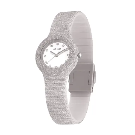 Orologio Shimmer Crush Lurex Silver HWU1336 Donna Hip Hop