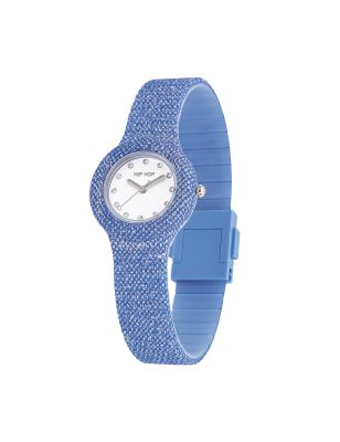 Orologio Shimmer Crush Lurex Blue Denim HWU1337 Donna Hip Hop