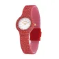 Orologio Shimmer Crush Lurex Rosso HWU1338 Donna Hip Hop Orologio Shimmer Crush Lurex Rosso HWU1338 Donna Hip Hop