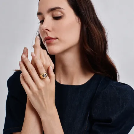 Anello Dorato Amor Lux Donna Breil