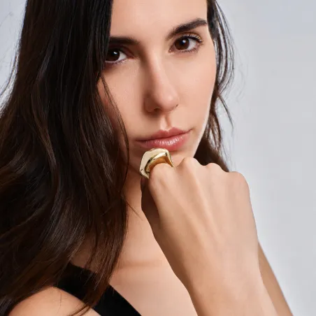 Anello Dorato Petra Donna Breil