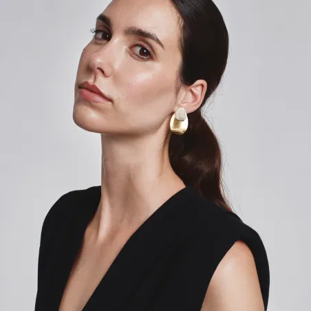 Orecchini Dorati B Whisper Glow Donna Breil