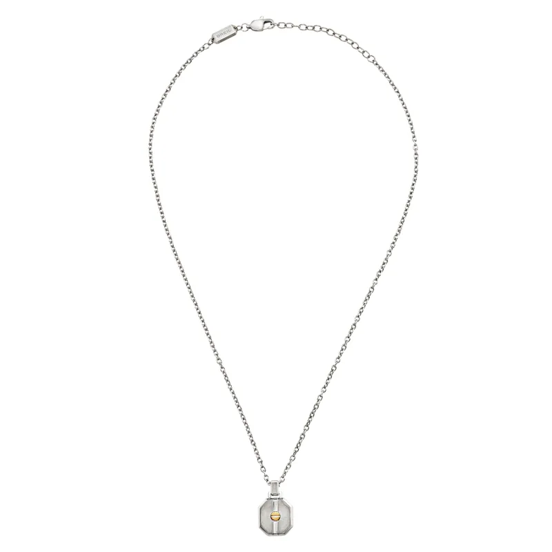 Collana Duetto con Pendente Esagonale Uomo Breil Collana Duetto con Pendente Esagonale Uomo Breil