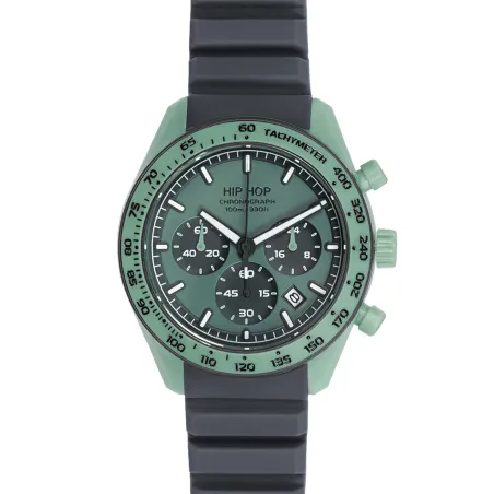 Orologio XT10 Cronografo Verde Salvia HWU1346 Uomo Hip Hop