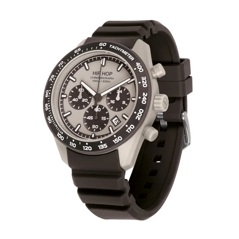 Orologio XT10 Cronografo Marrone HWU1348 Uomo Hip Hop Orologio XT10 Cronografo Marrone HWU1348 Uomo Hip Hop