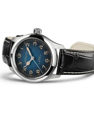Orologio Murph Cinturino Pelle Nera H70405740 Uomo Hamilton