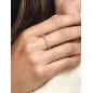 Anello Dorato Pavè Fascia Sottile mis.60 Donna Pandora Anello Dorato Pavè Fascia Sottile mis.60 Donna Pandora