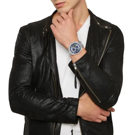 Orologio Captain Cronografo Silver Dettagli Blu EW0693 Uomo Breil