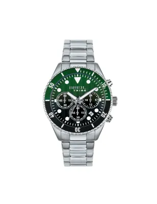 Orologio Overhand Chrono Bicolor Verde Nero EW0763 Uomo Breil