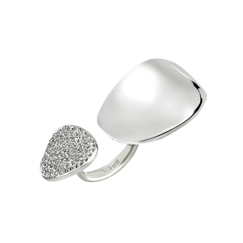 Anello B Whisper Glow con Cristalli Donna Breil Anello B Whisper Glow con Cristalli Donna Breil