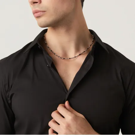 Collana Dadini e Onice Uomo Giovanni Raspini