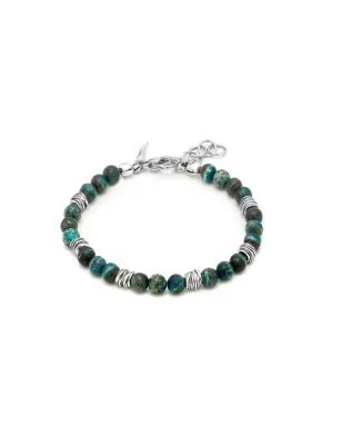 Bracciale Tango Diaspro Verde mis.L Uomo Giovanni Raspini