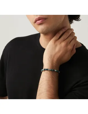 Bracciale Tango Diaspro Verde mis.L Uomo Giovanni Raspini